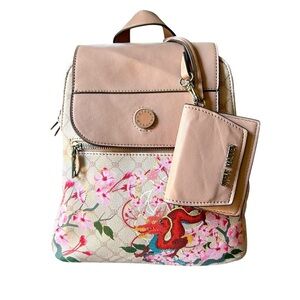 NWT Steven Madden Cherry Blossom Dragon Mini Backpack